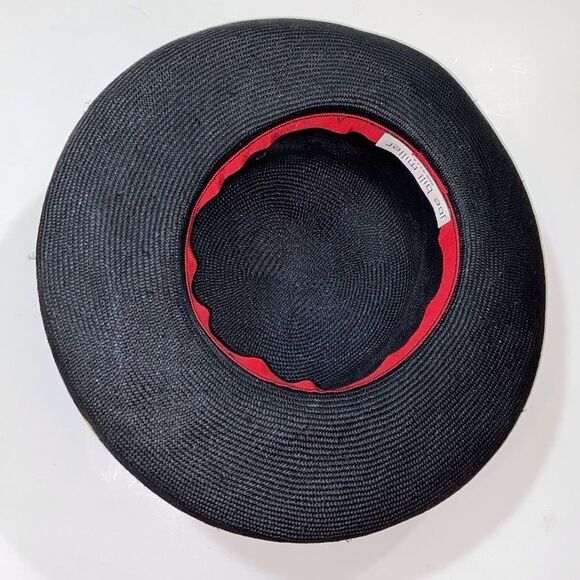 VTG, Joe Bill Miller Made In USA  Straw Elegant Black And Gold Structured Brim main image 14